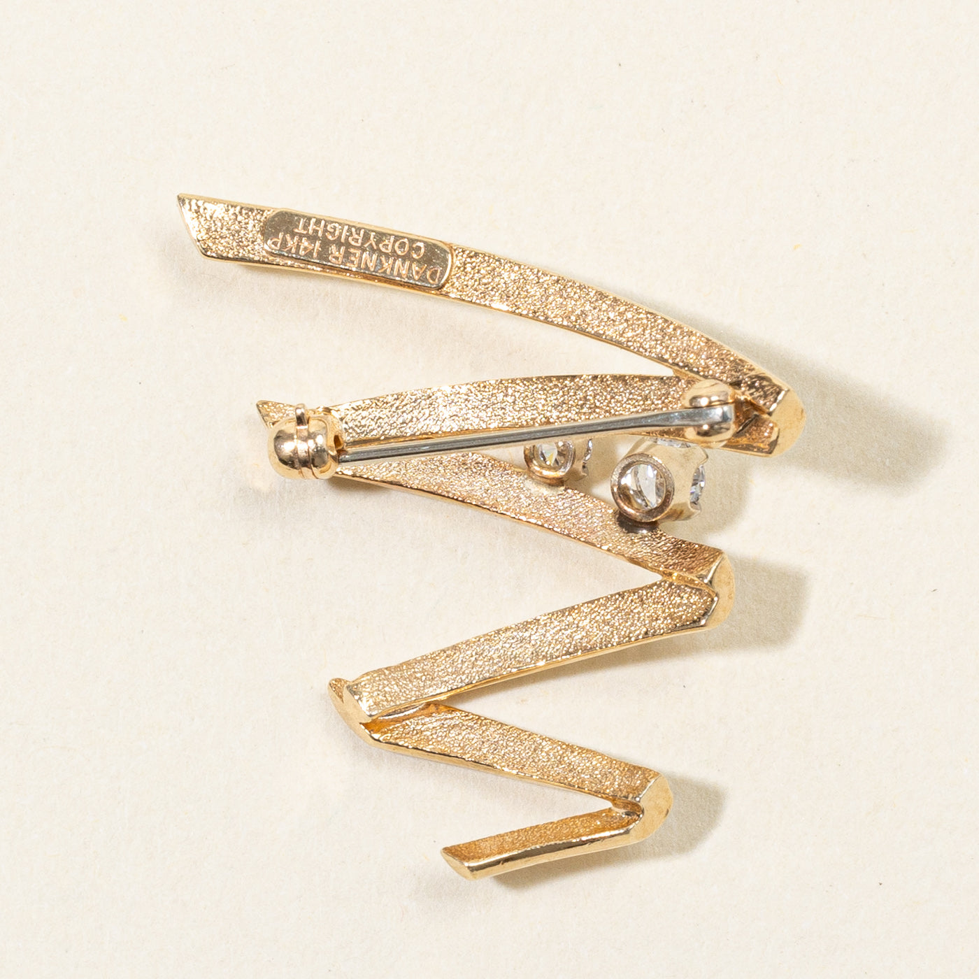 Diamond Zigzag Brooch | 0.20ctw |