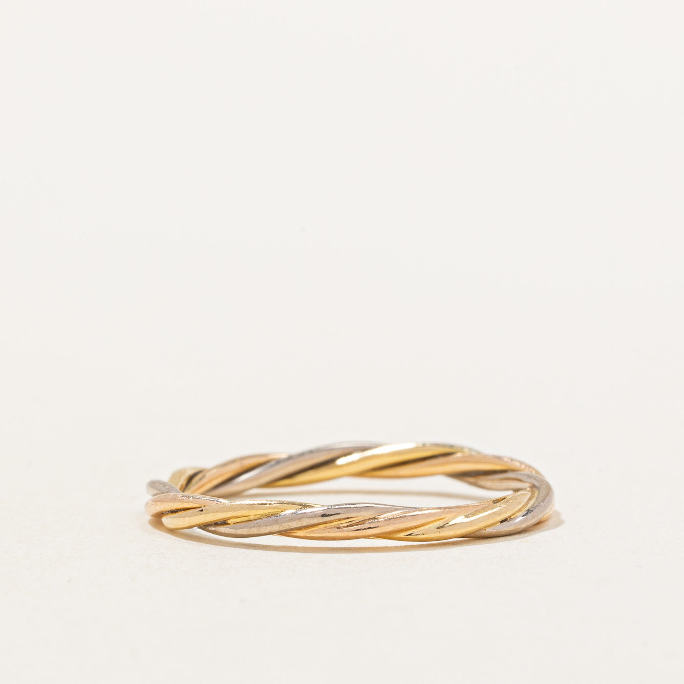 Bague torsadée « Cartier » en or 18 carats | Taille 6 | 
