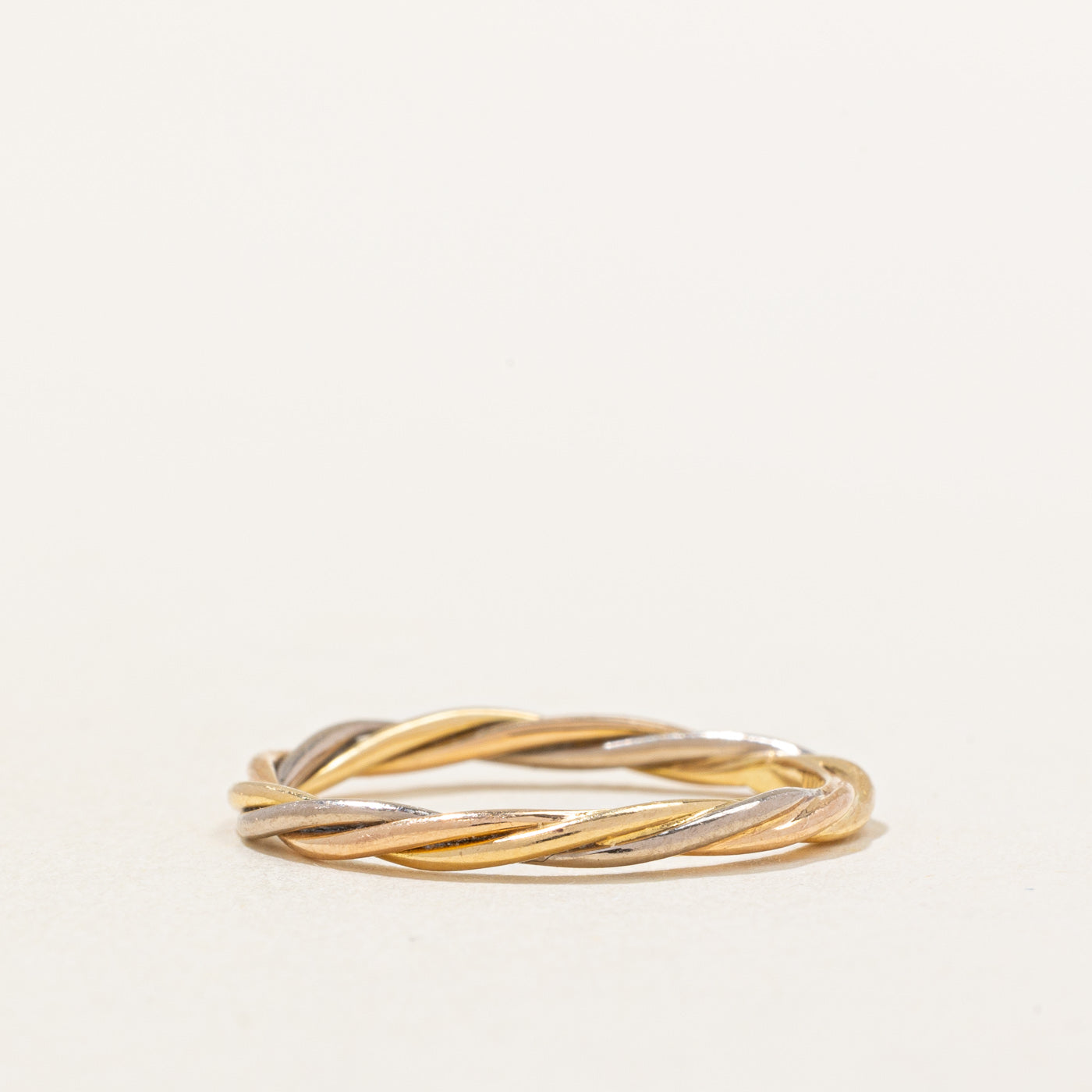 Bague torsadée « Cartier » en or 18 carats | Taille 6 | 
