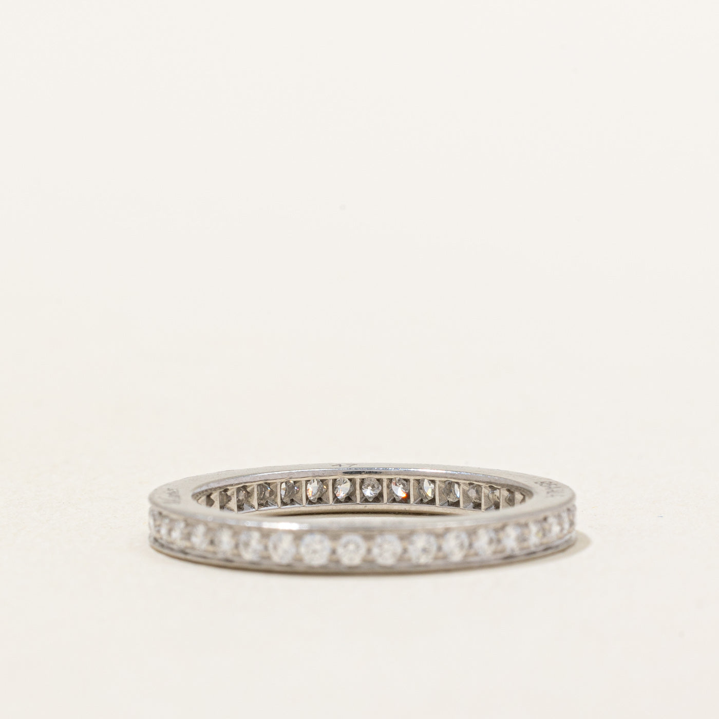 'Cartier' Diamond Eternity Ring | 0.38ctw | SZ 3.75 |