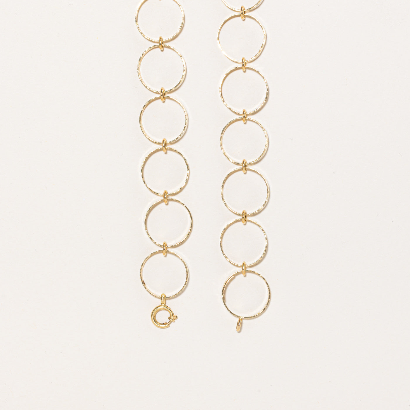 Collier à maillons circulaires en or jaune 18 carats Cavelti | 24 pouces | 