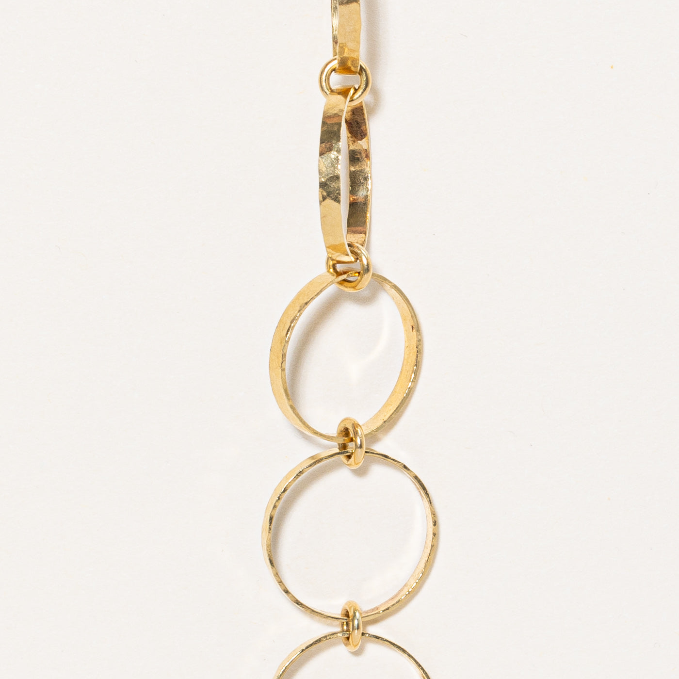 Collier à maillons circulaires en or jaune 18 carats Cavelti | 24 pouces | 