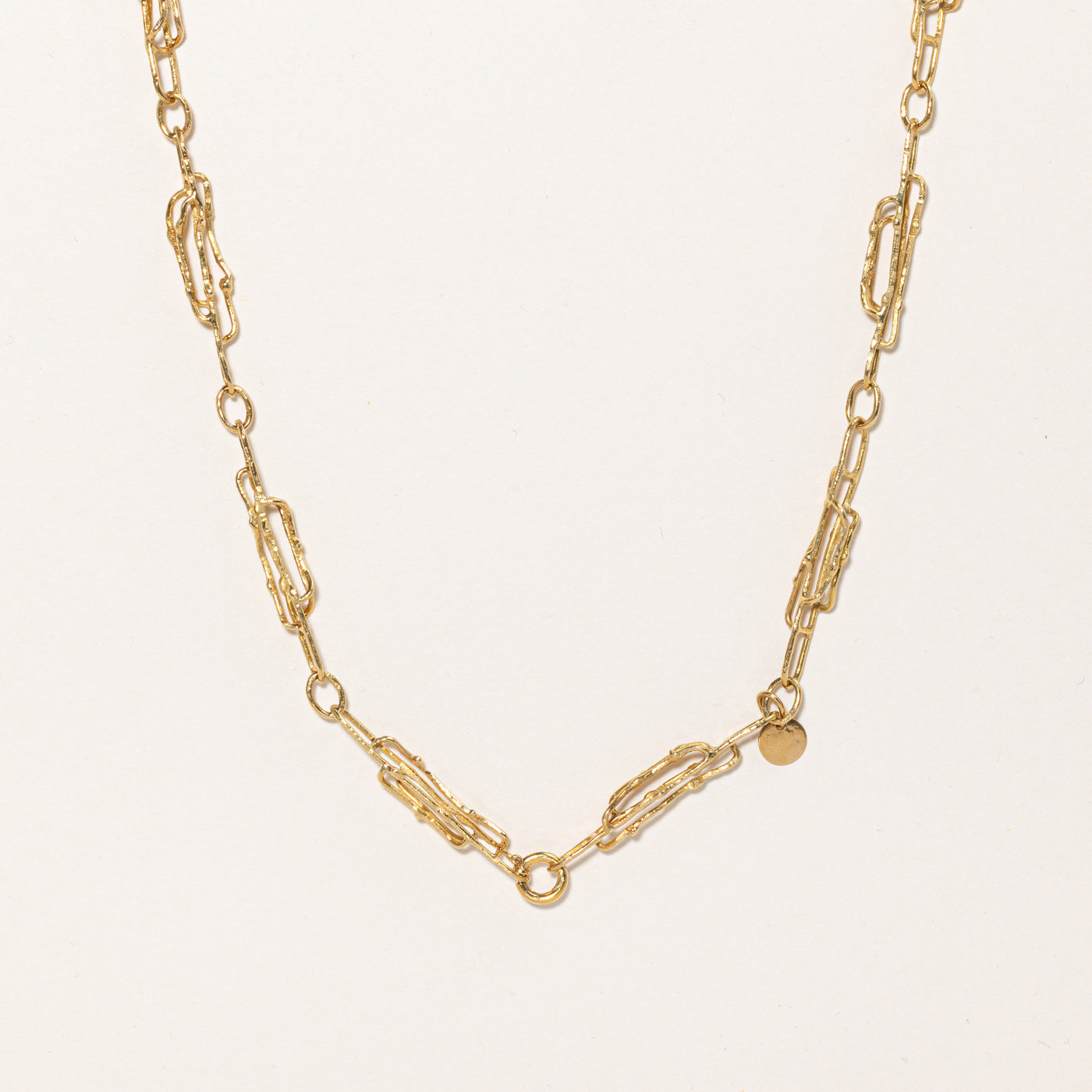 Collier Cavelti' en or jaune 18 carats | 76 cm | 