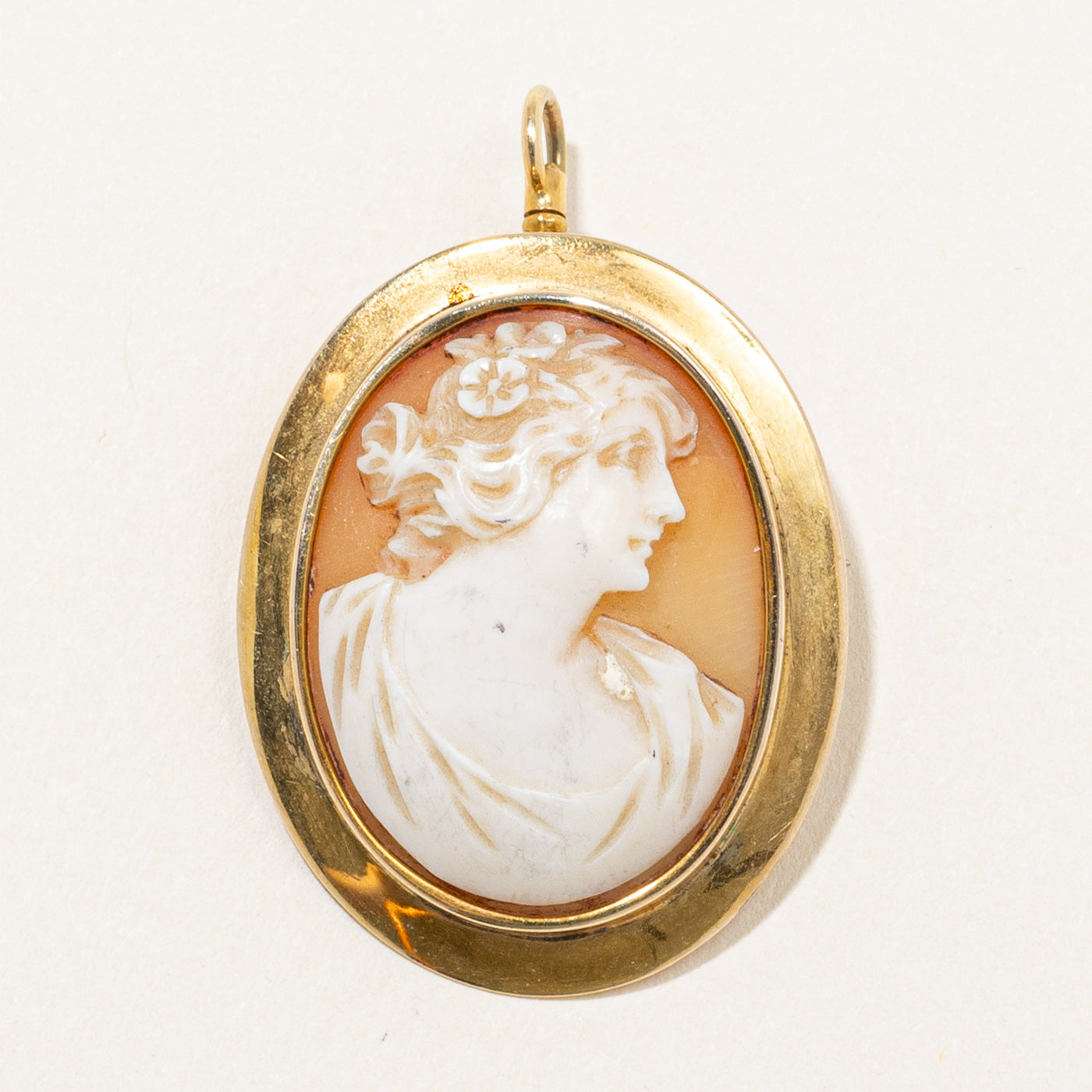 Birks' Carved Shell Cameo Brooch & Pendant | 7.50ct |