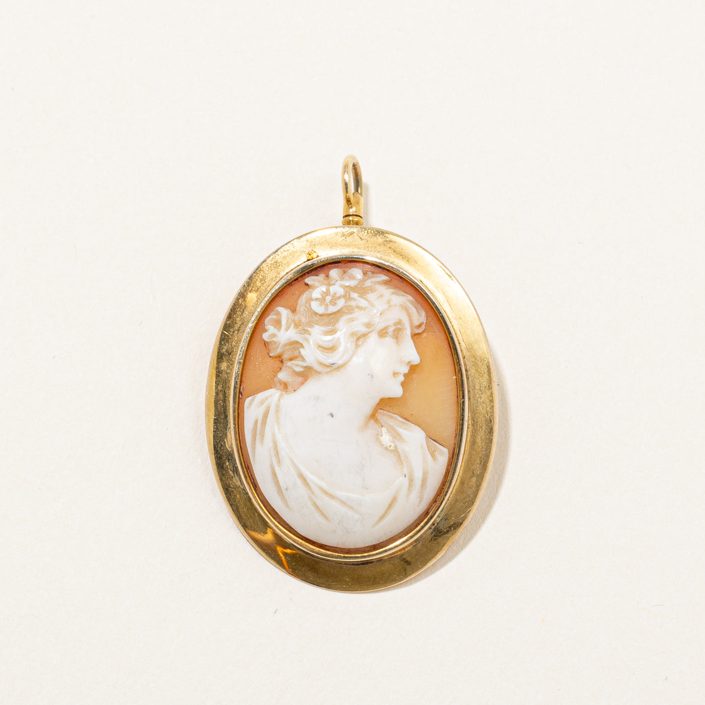 Birks' Carved Shell Cameo Brooch & Pendant | 7.50ct |