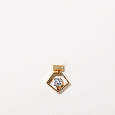 Diamond Geometric Pendant | 0.35ct |