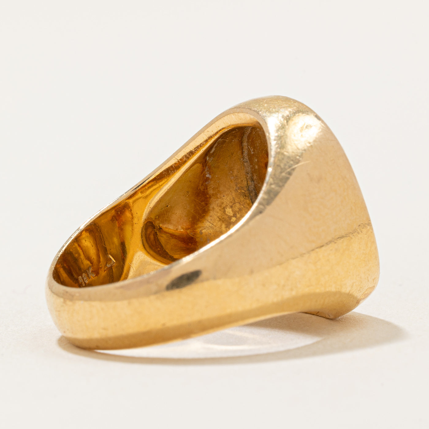 Cavelti' 18k Yellow Gold Nugget Ring | SZ 7.5 |