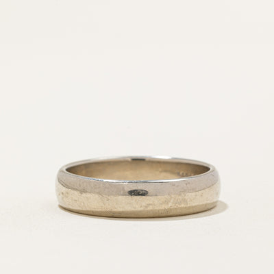 Birks' 14k White Gold Wedding Band | SZ 11.5 |