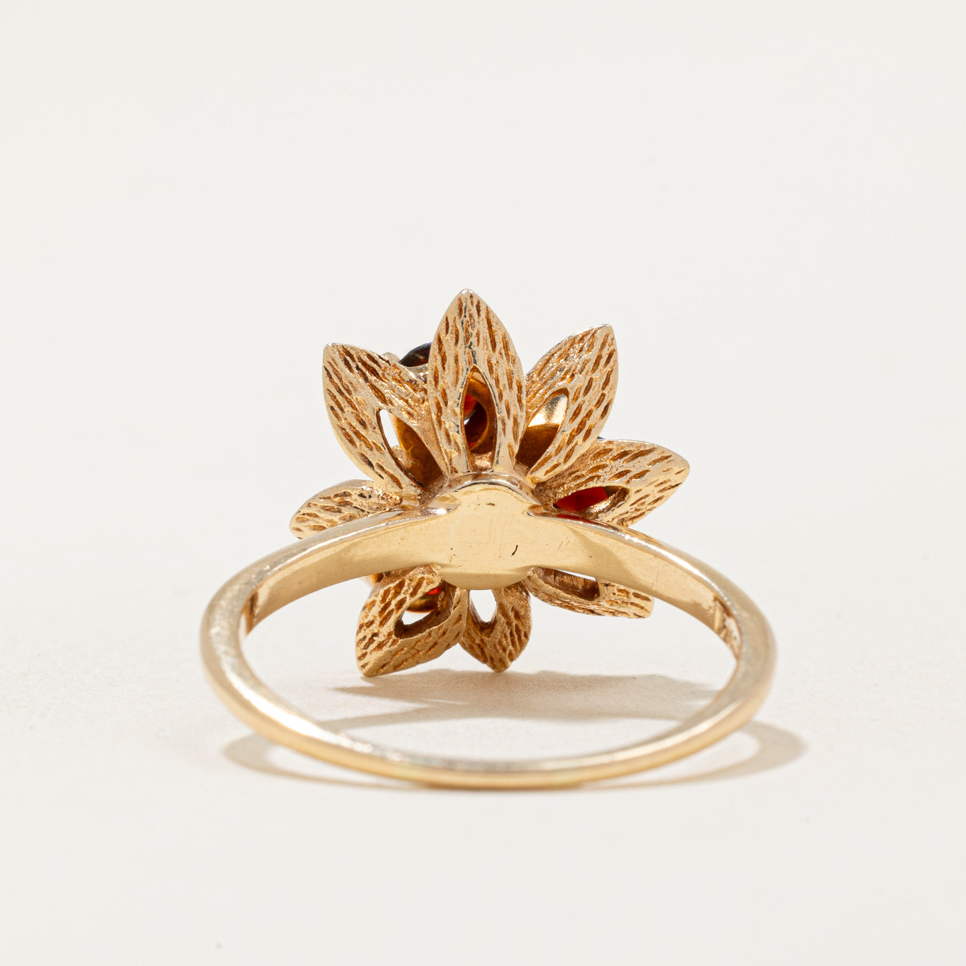 Birks' Garnet & Seed Pearl Cocktail Ring | 0.45ctw | SZ 7.5 |
