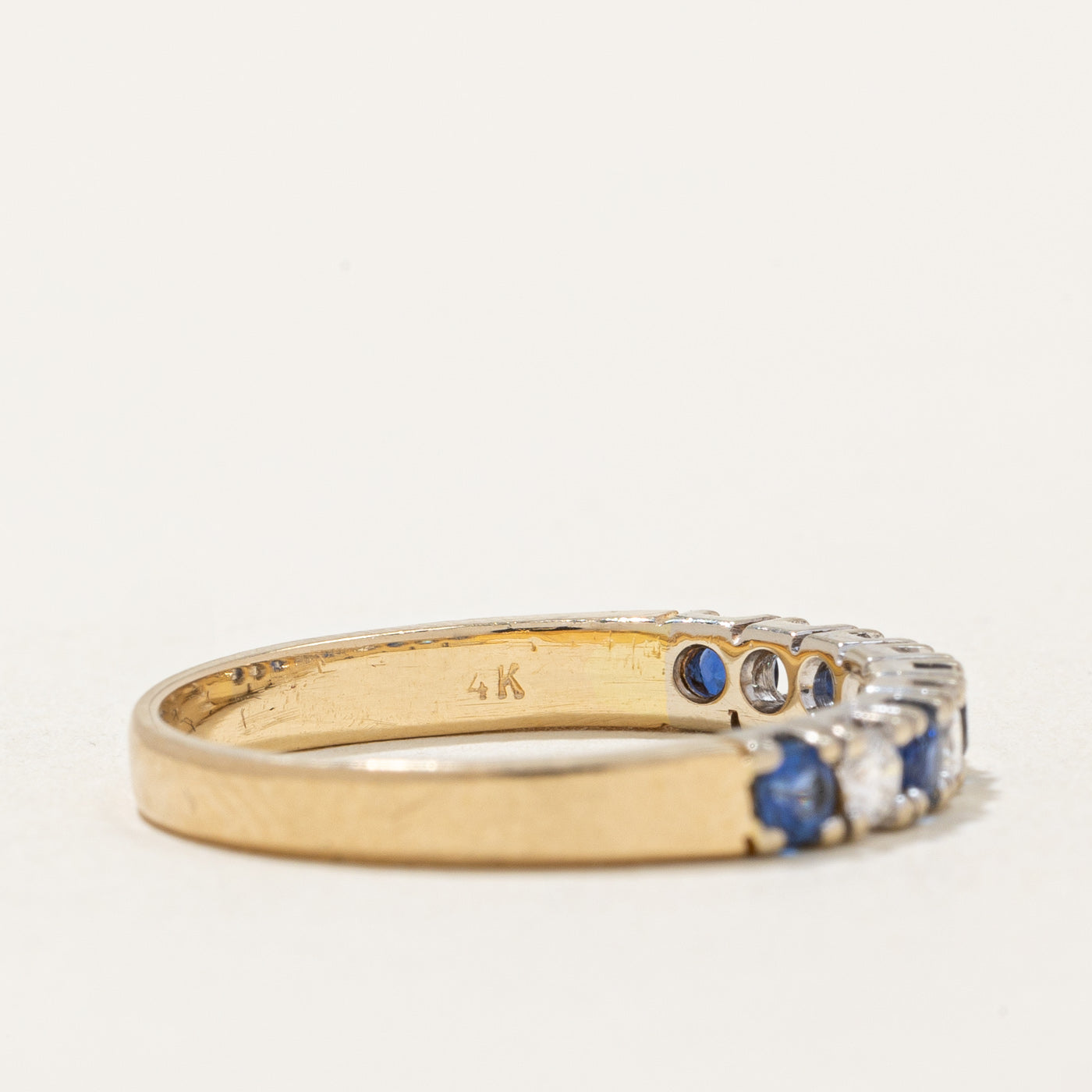 'Birks' Sapphire & Diamond Ring | 0.40ctw, 0.18ctw | SZ 6.5 |