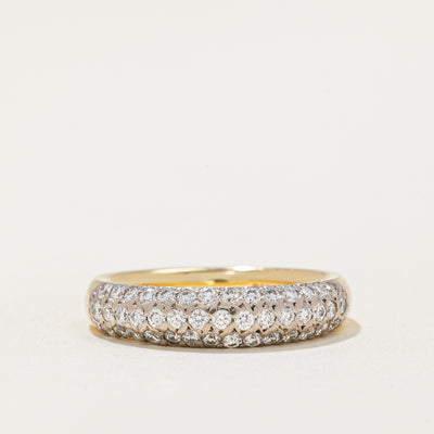 Birks' Pave Set Diamond Ring | 0.50ctw | SZ 6.25 |
