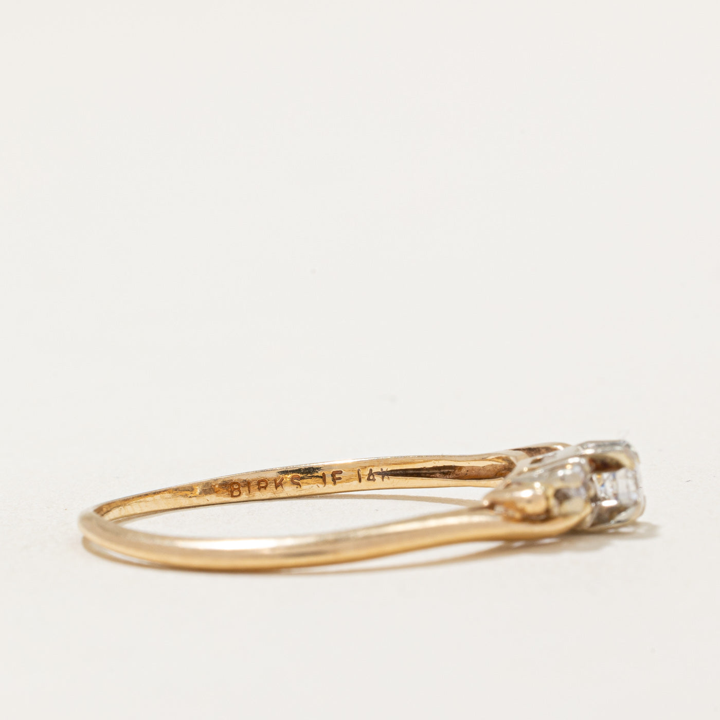 Birks J.F' Diamond Ring | 0.17ctw | SZ 9.5 |