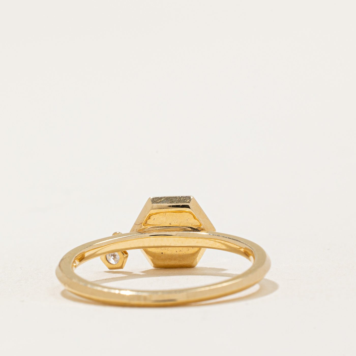 Bague Birks avec pendentif en lapis-lazuli et diamants | 0,50 ct, 0,025 ct | Taille 7 | 