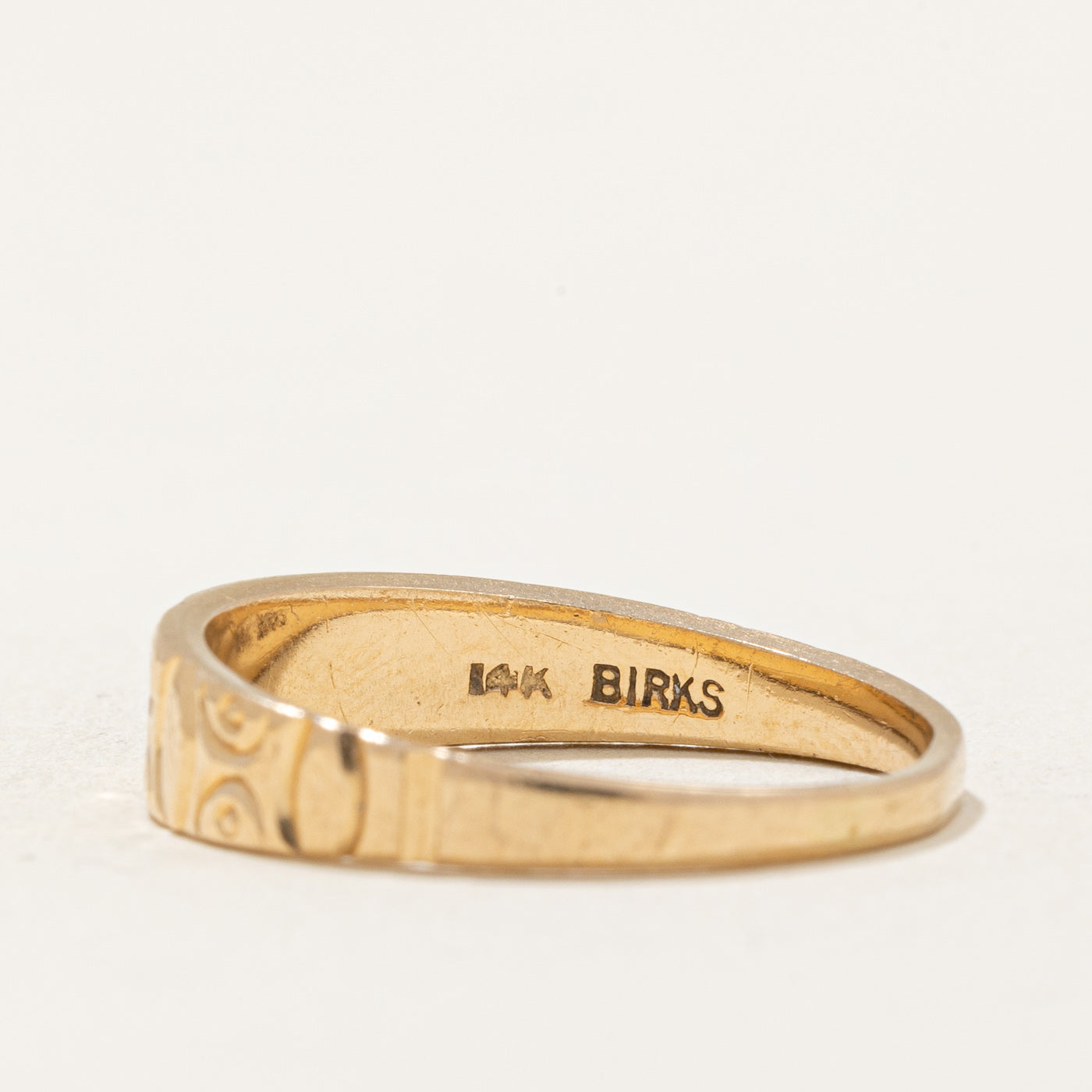 Birks' 14k Yellow Gold Ring | SZ 7 |