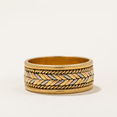 Birks' 18k Tri Tone Gold Band | SZ 10.5 |