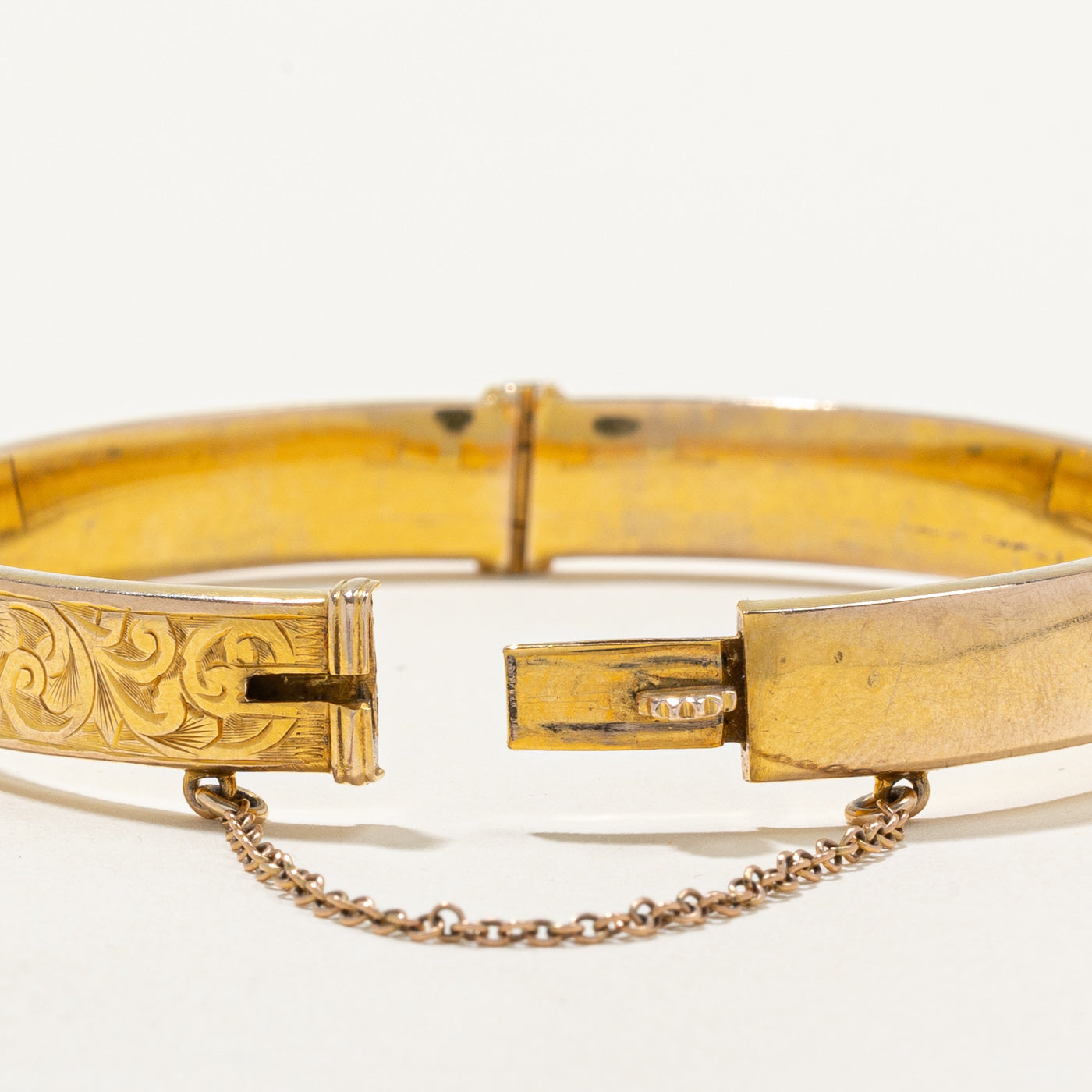 Birks' 9k Yellow Gold Engraved Bracelet | 6.5" |