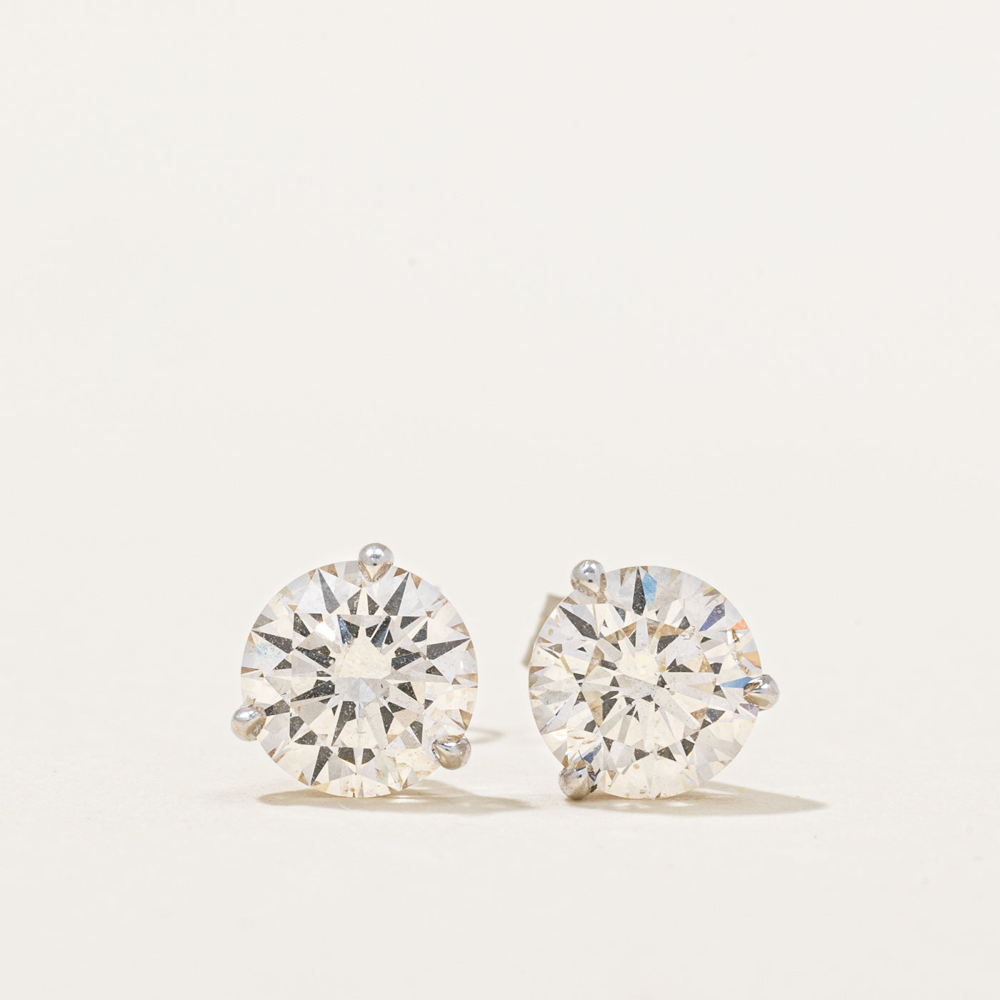 GIA Certified Diamond Stud Earrings | 2.12ctw |