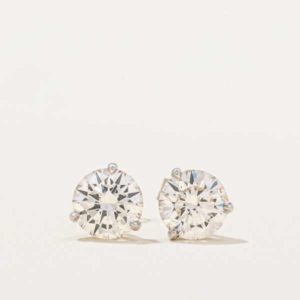 GIA Certified Diamond Stud Earrings | 2.12ctw |