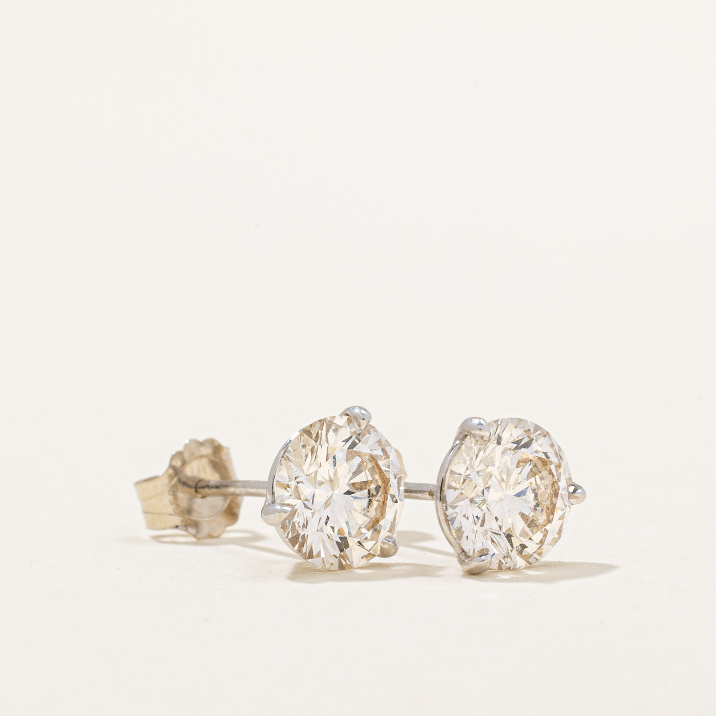 GIA Certified Diamond Stud Earrings | 2.12ctw |