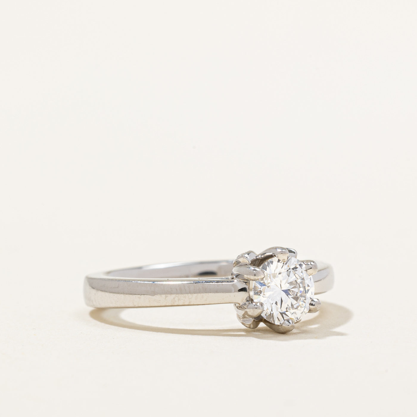 GIA Certified Diamond Engagement Ring | 0.57ct | SZ 5.5 |