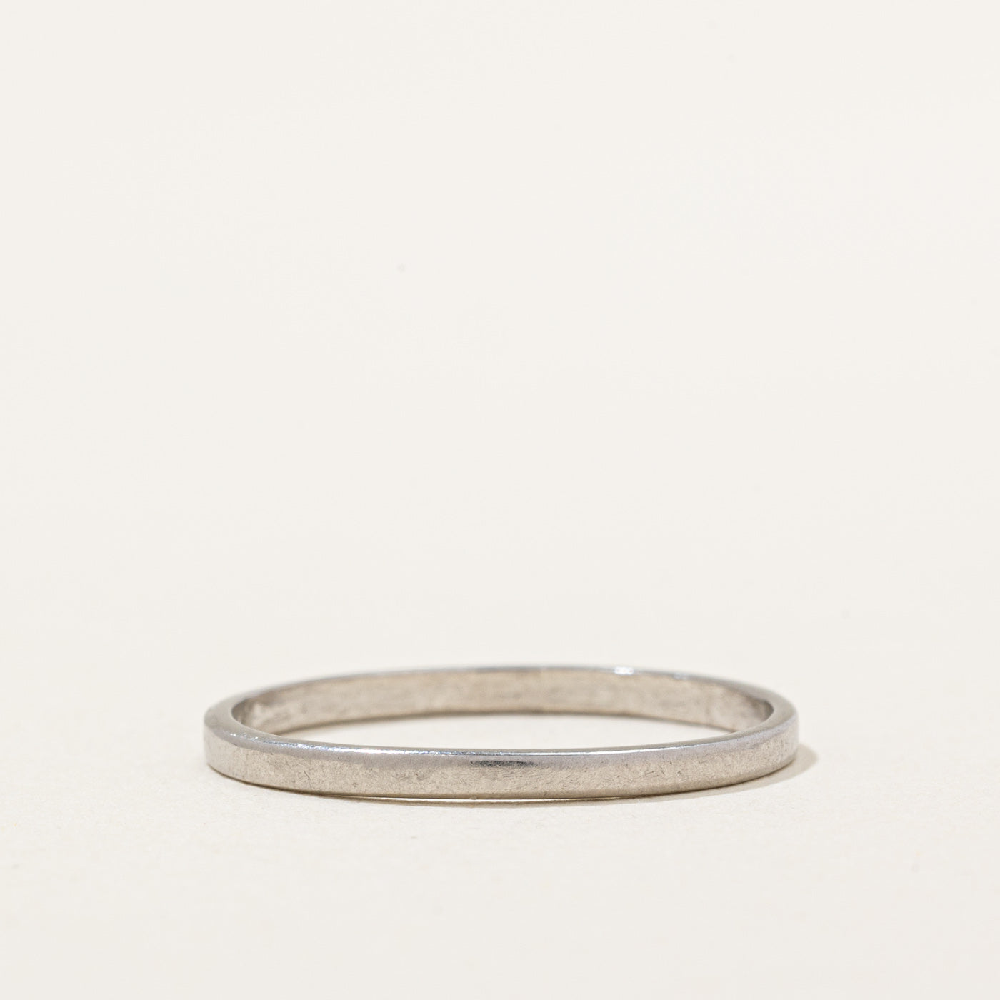Bague en platine | Taille 6,75 | 