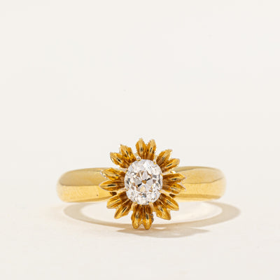 High Set Diamond Ring | 0.37ct | SZ 6.25 |