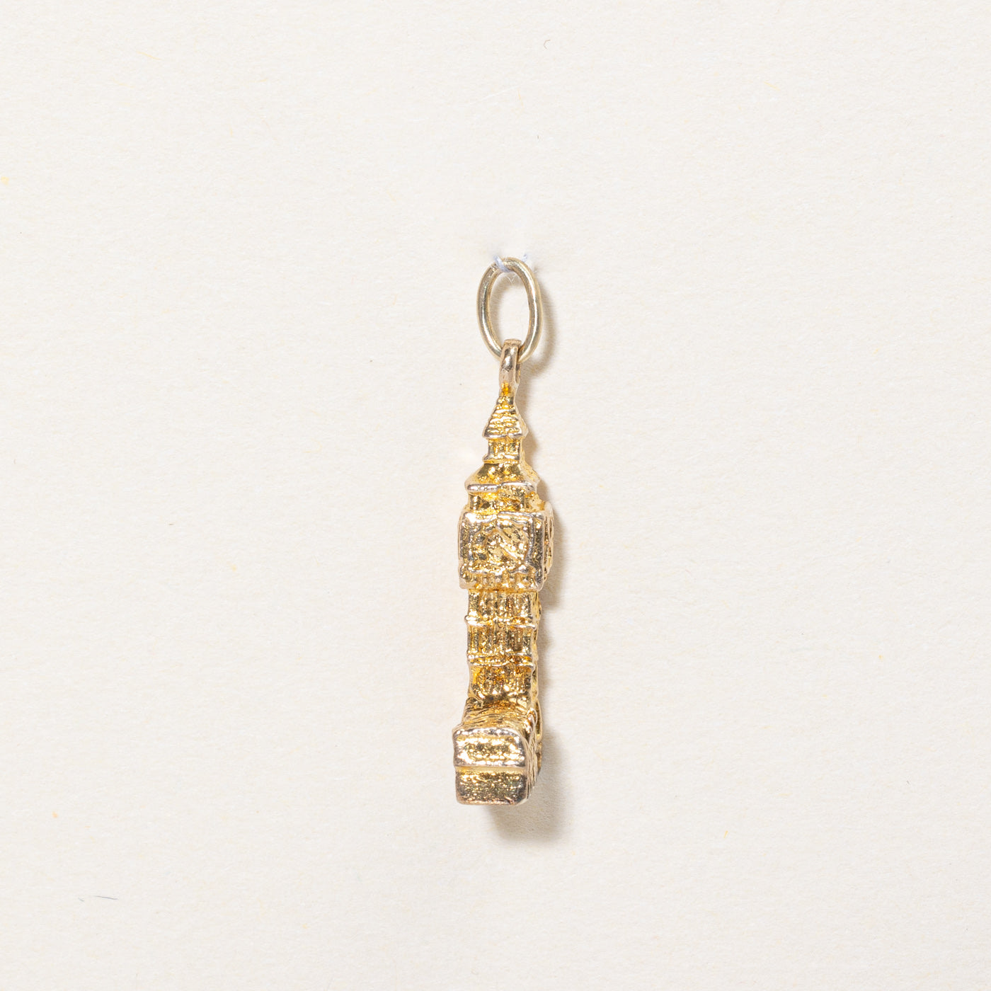 9k Yellow Gold London Clocktower Charm