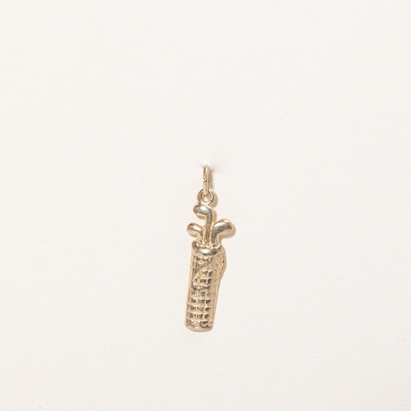 10k Yellow Gold Golf Clubs Charm