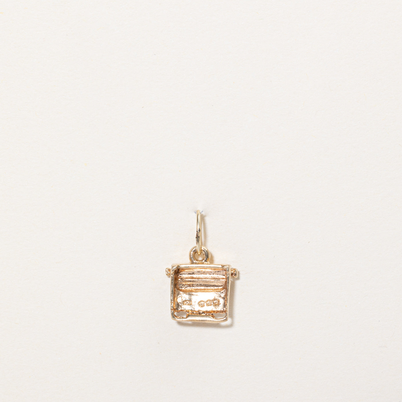 9k Yellow Gold Typewriter Charm