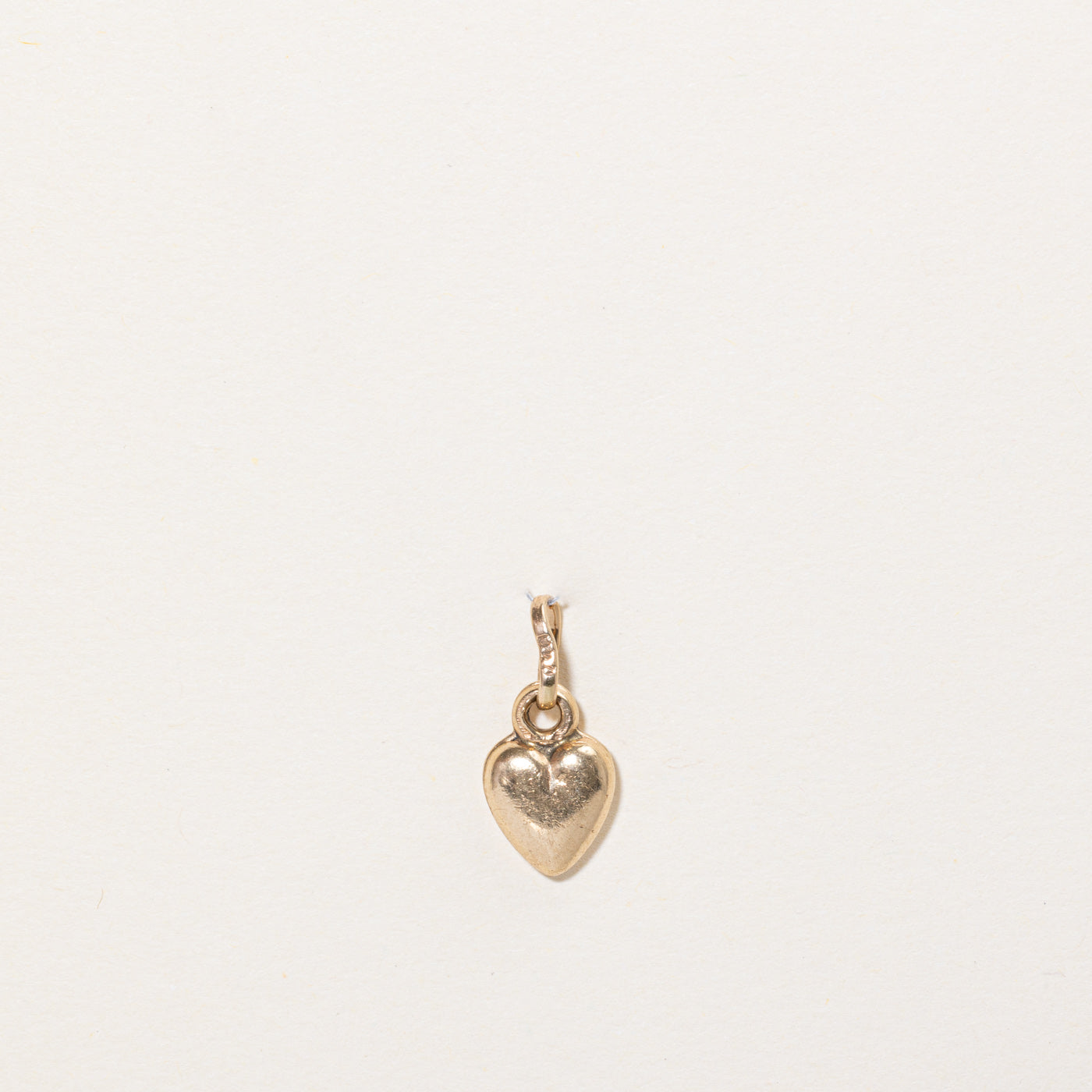 10k Yellow Gold Heart Charm