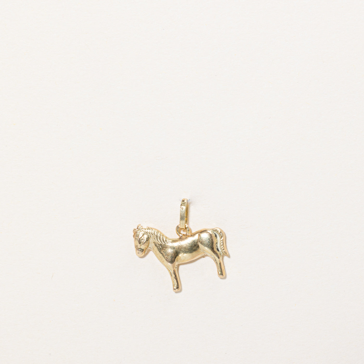 15k Yellow Gold Horse Charm