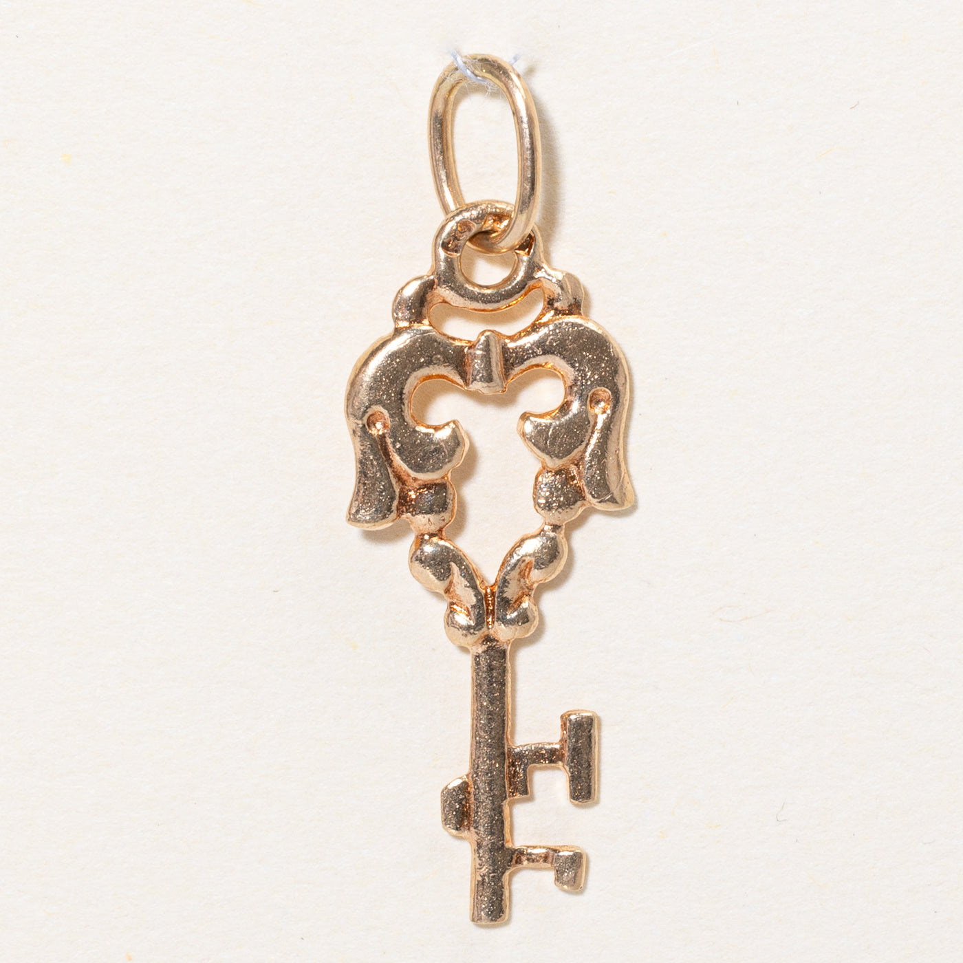 14k Yellow Gold Key Charm