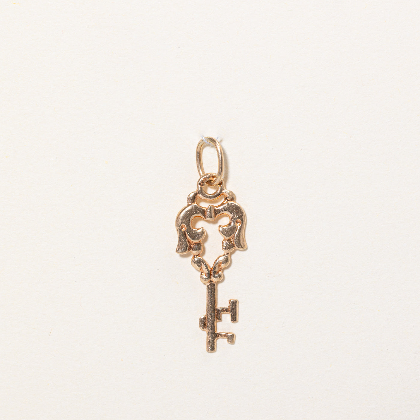 14k Yellow Gold Key Charm