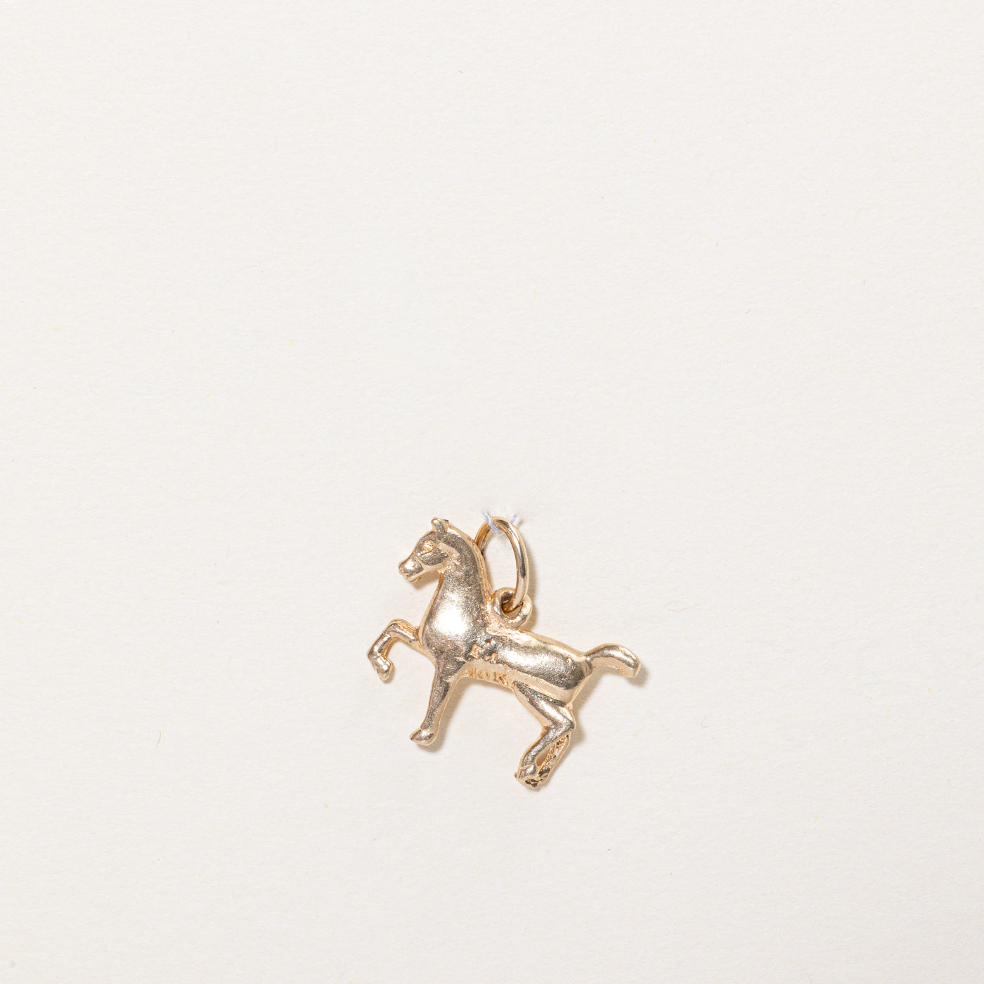 10k Yellow Gold Horse Charm