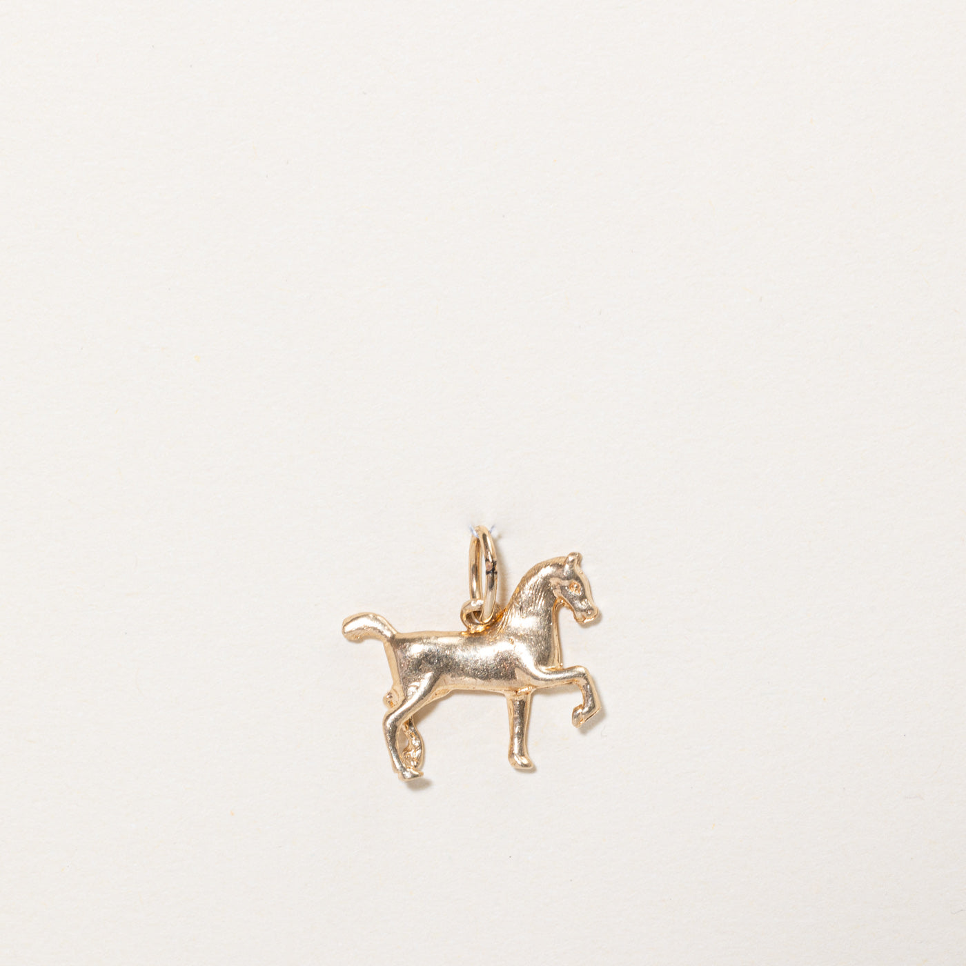 10k Yellow Gold Horse Charm