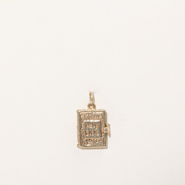 10k Yellow Gold Holy Bible Charm