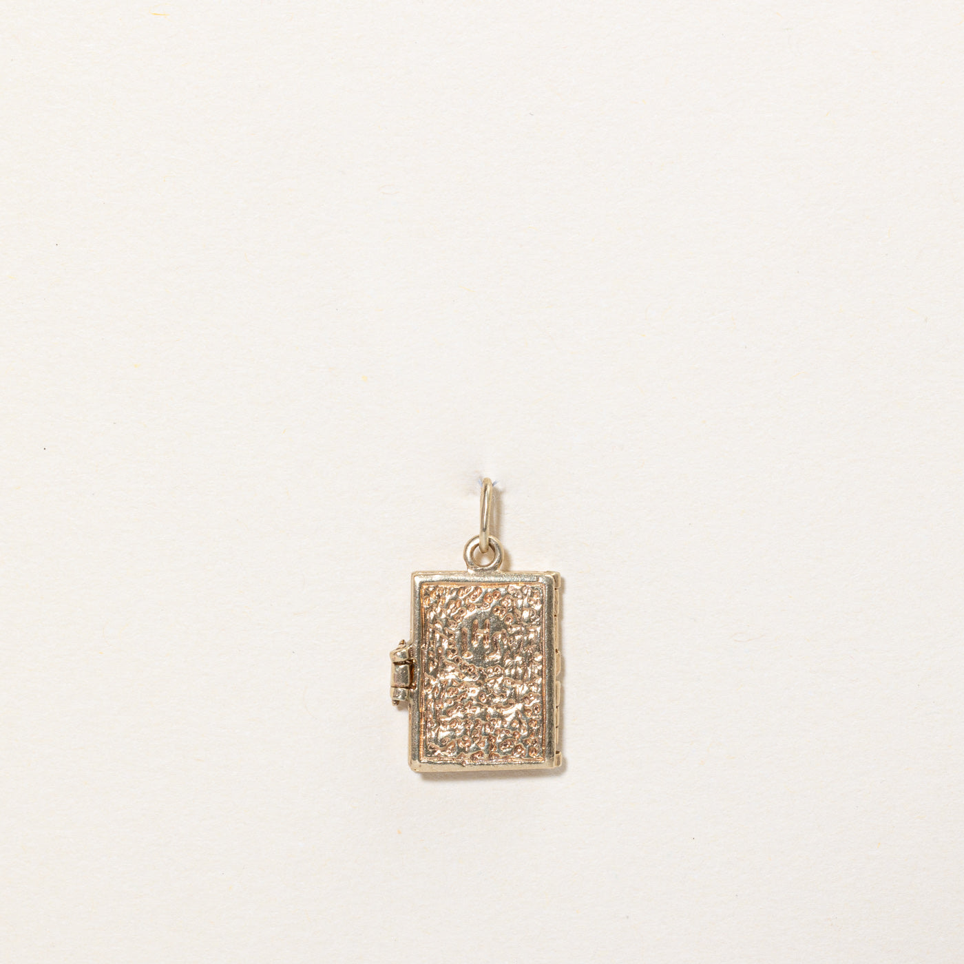 10k Yellow Gold Holy Bible Charm