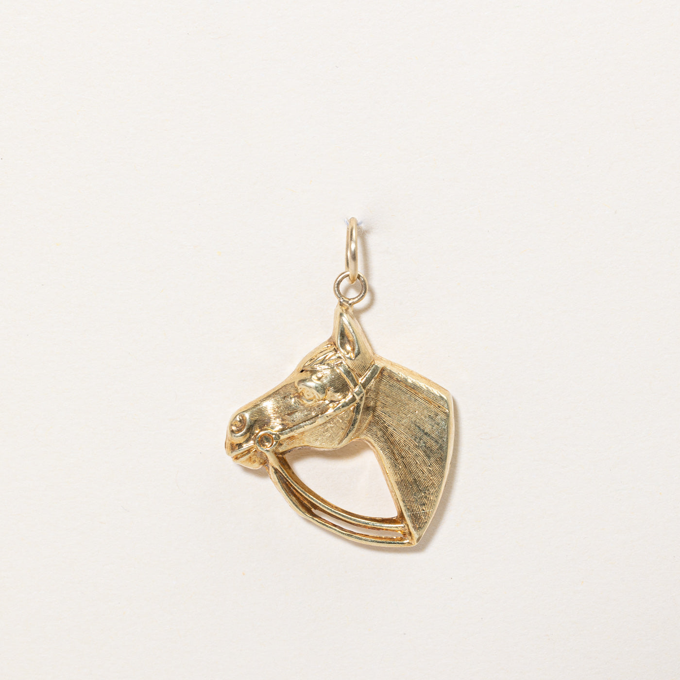 14k Yellow Gold Horse Charm