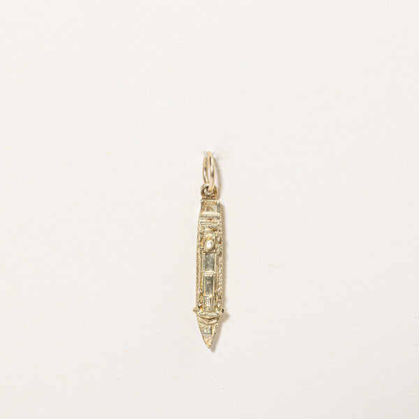 14k Yellow Gold Amsterdam Boat Charm