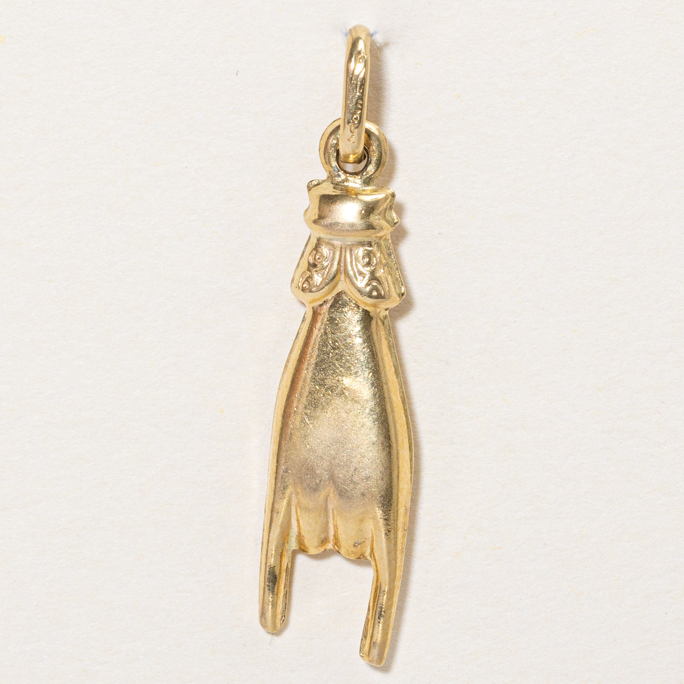 18k Yellow Gold Rock On Charm