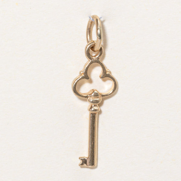 10k Yellow Gold Key Charm