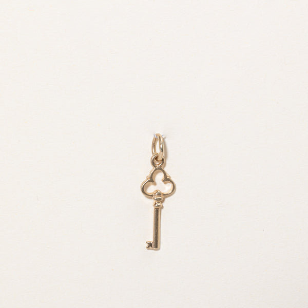 10k Yellow Gold Key Charm