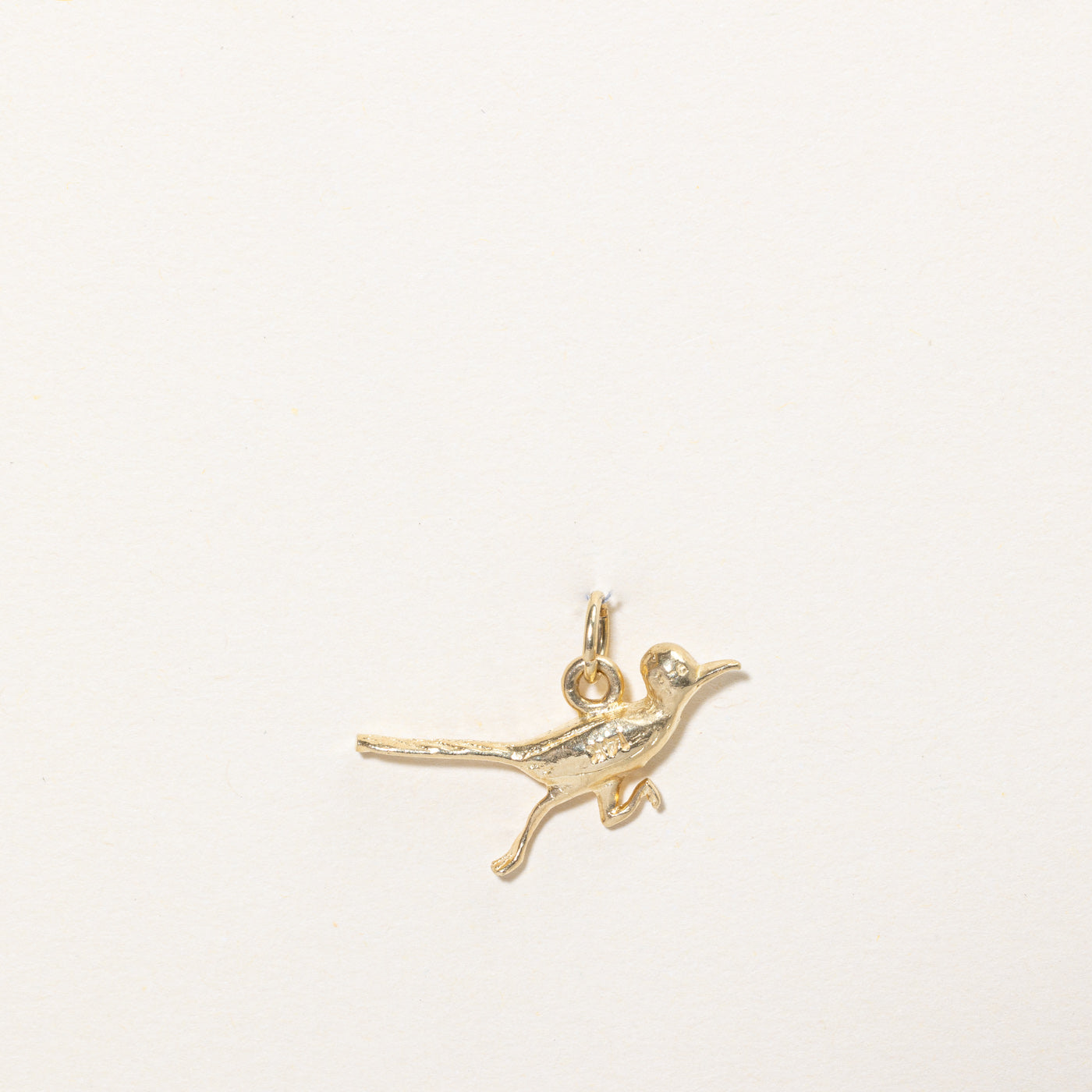 14k Yellow Gold Bird Charm