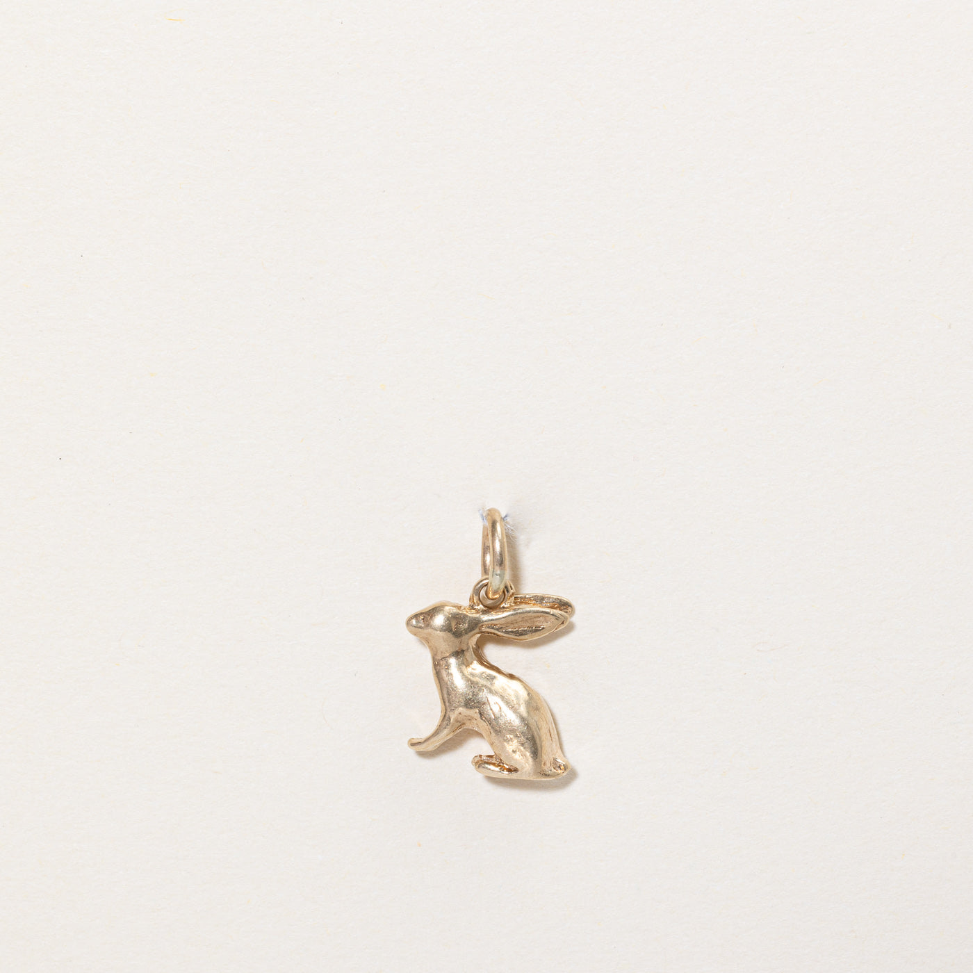 10k Yellow Gold Rabbit Charm