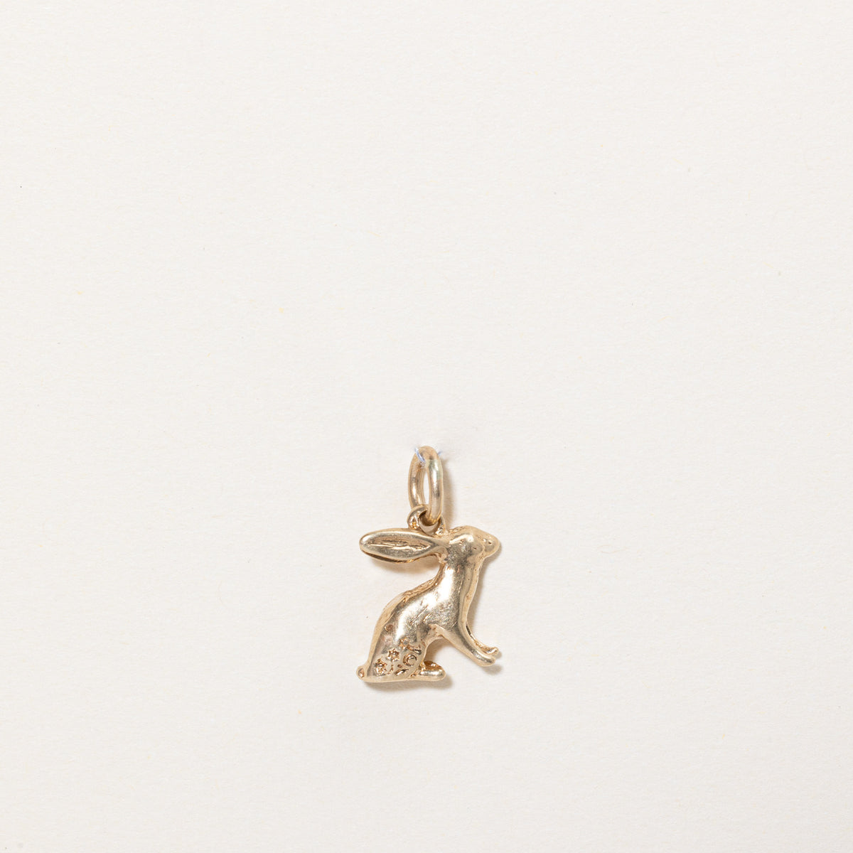 10k Yellow Gold Rabbit Charm