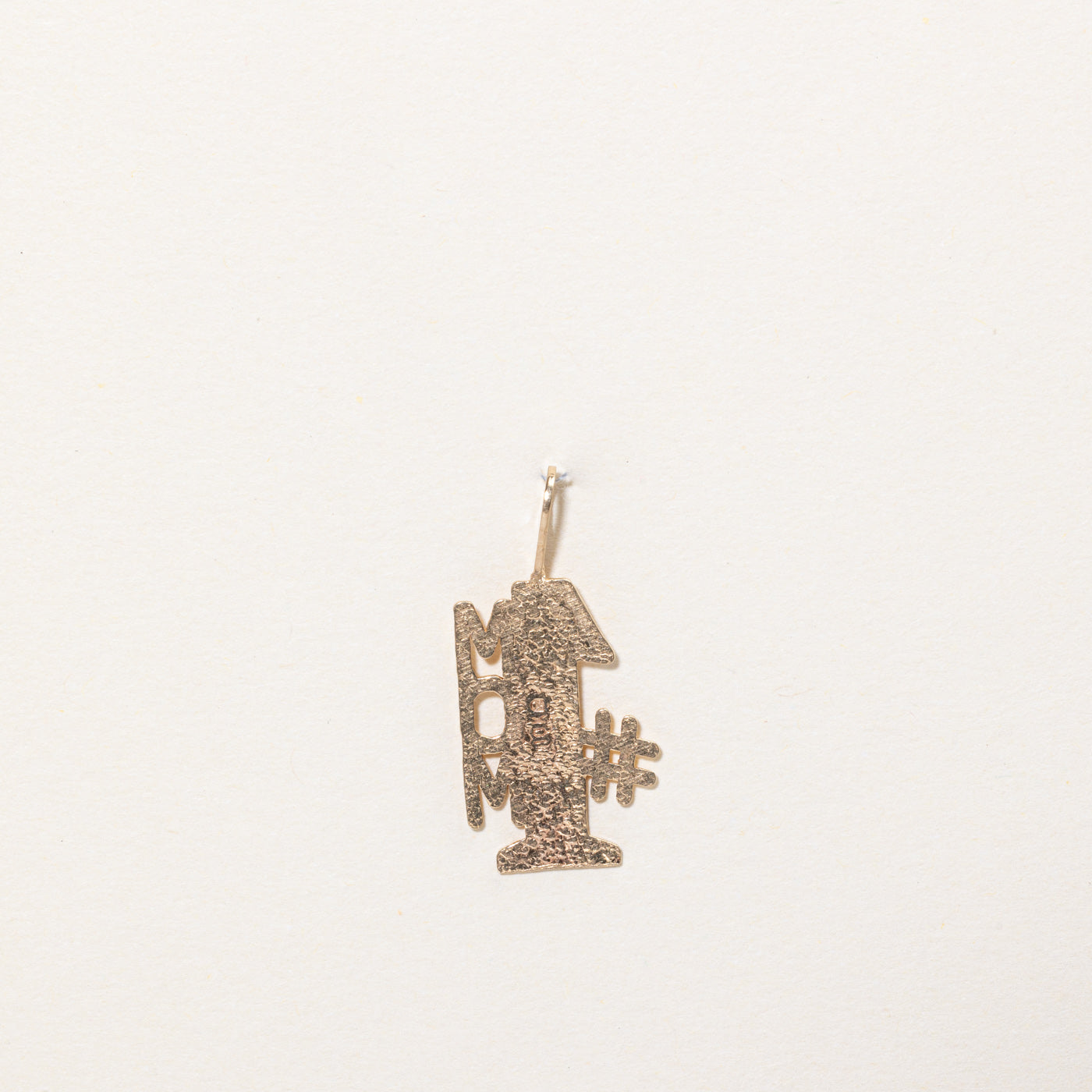 10k Yellow Gold '#1 Mom' Charm