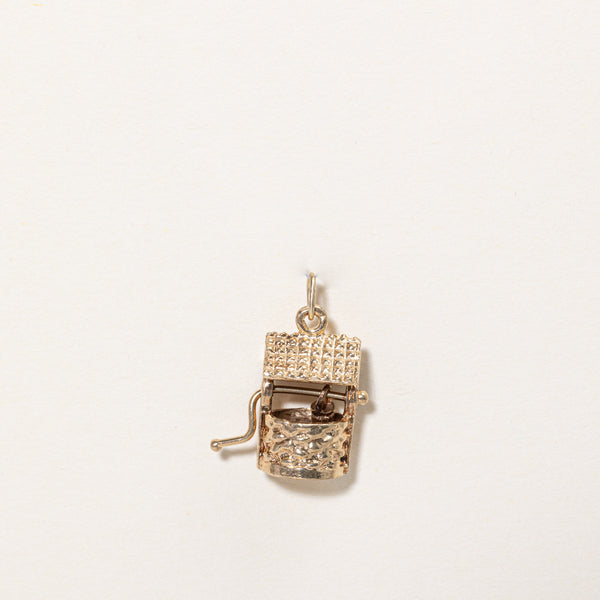 10k Yellow Gold Water Well Charm