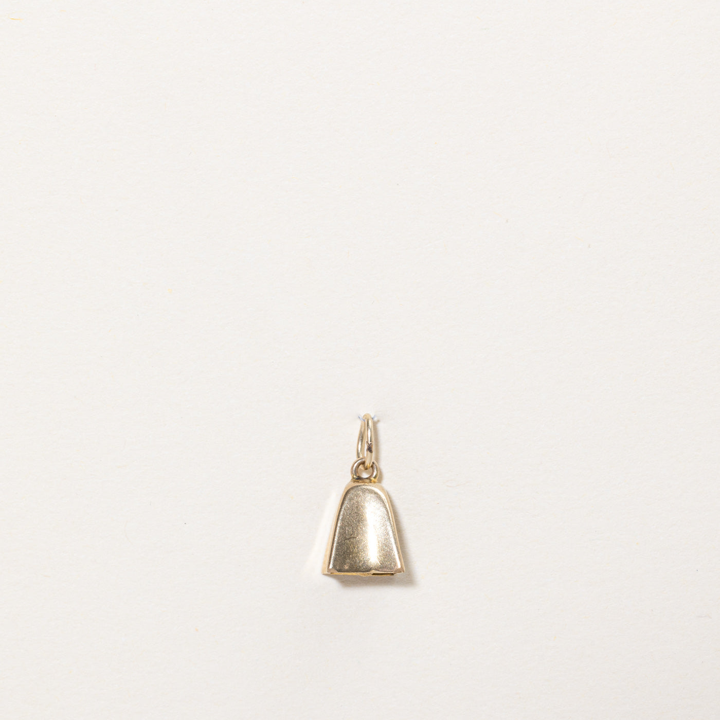 9k Yellow Gold Bell Charm