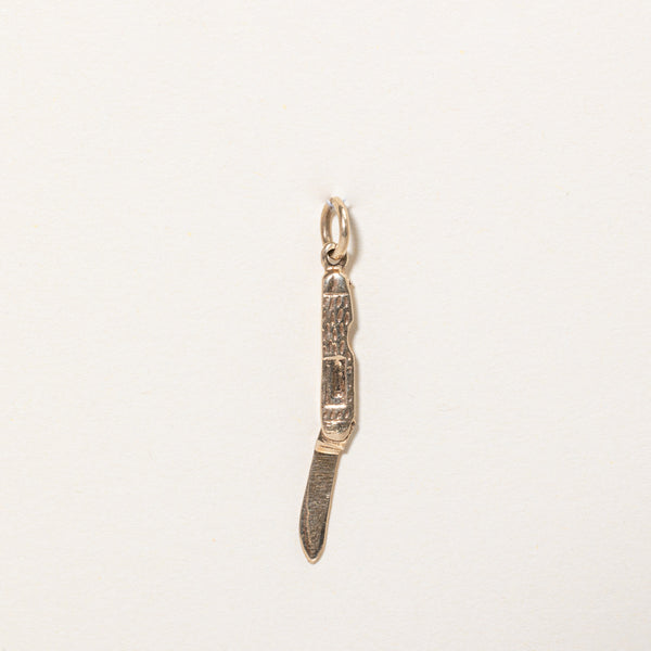 10k Yellow Gold Pocket Knife Charm