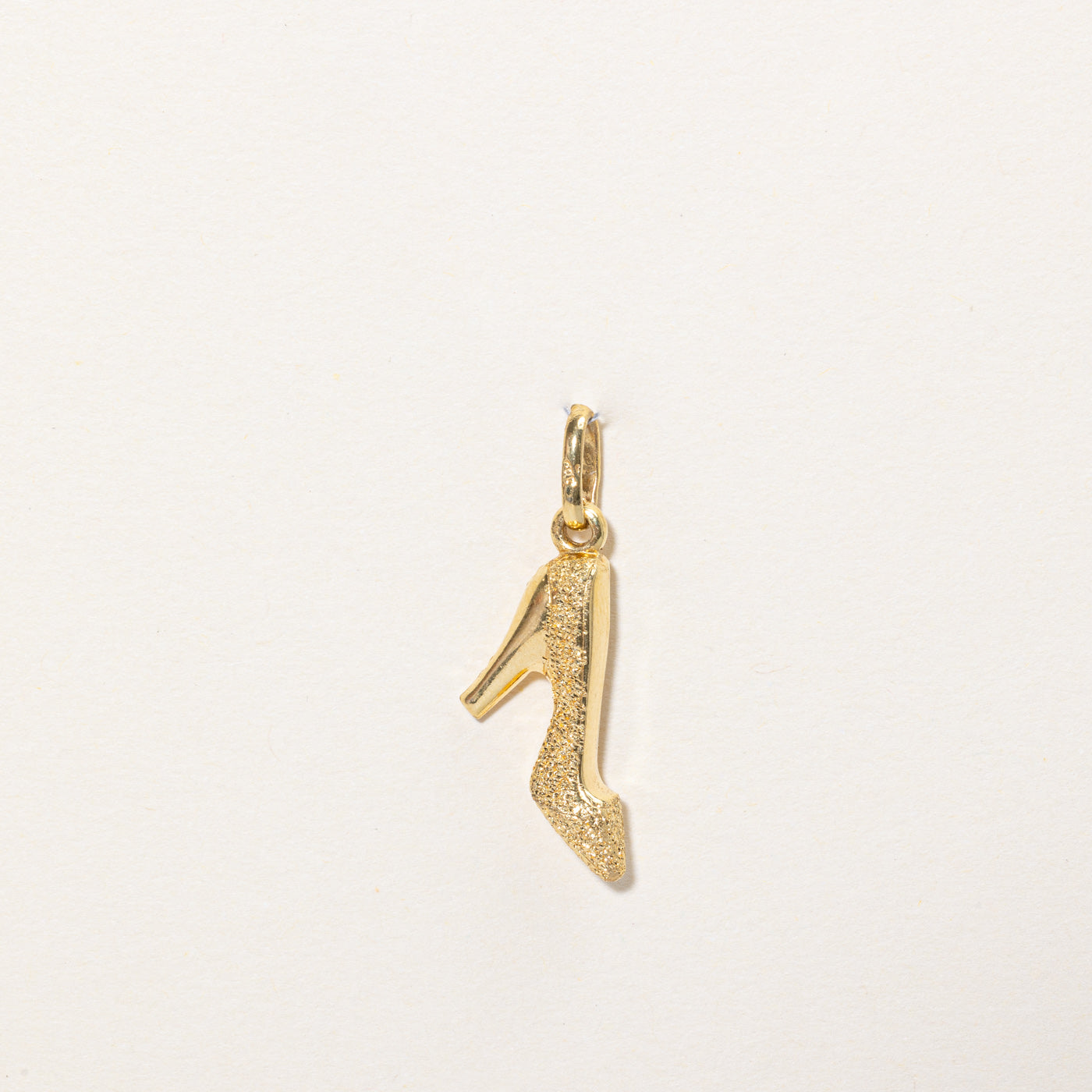 14k Yellow Gold High Heel Charm